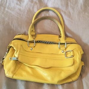 Yellow Rebecca Minkoff morning after bag (M)